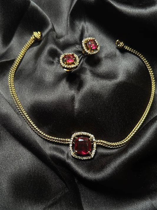 Single Stone choker AD