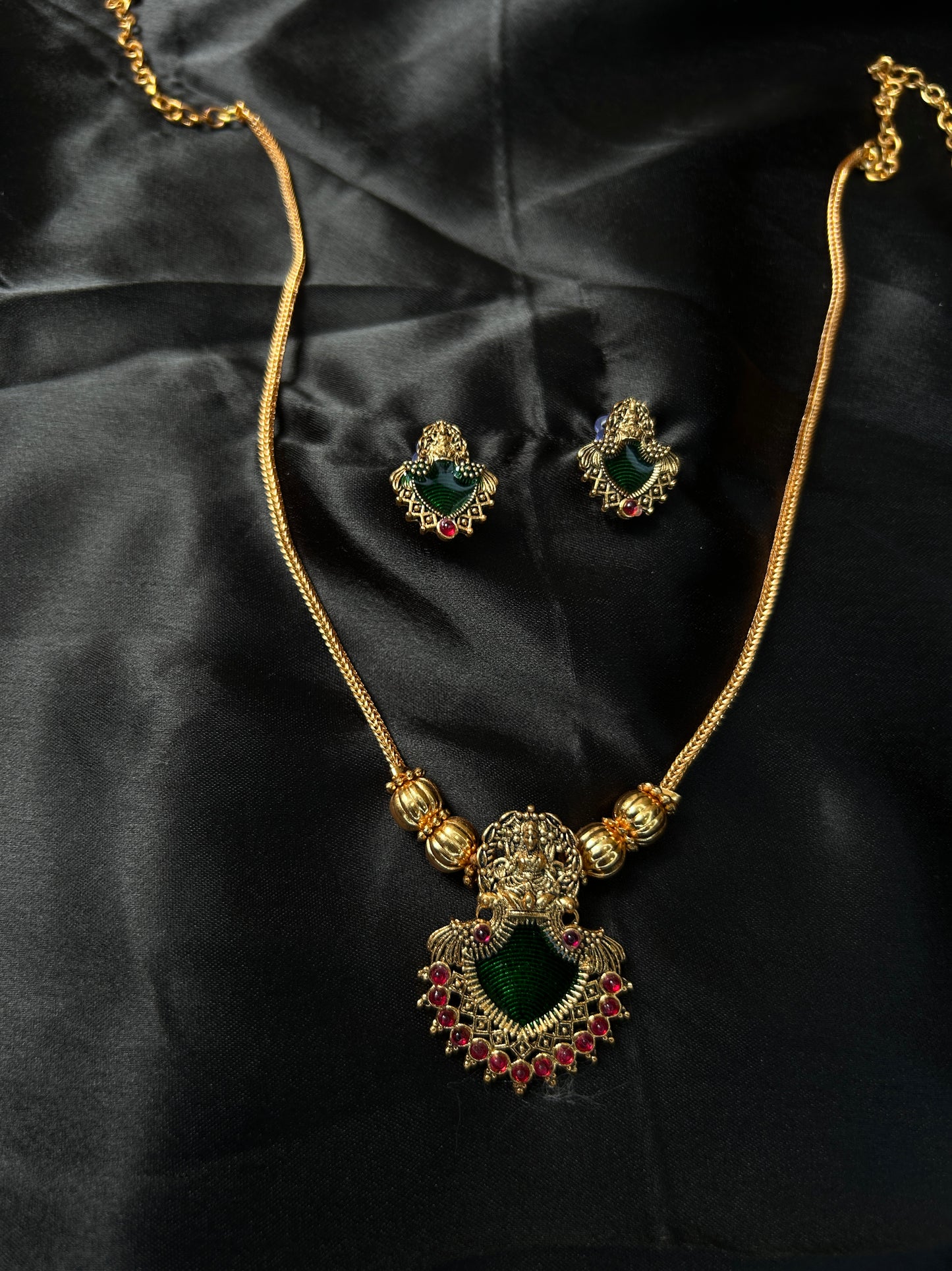 Palakka Lakshmi chain pendant